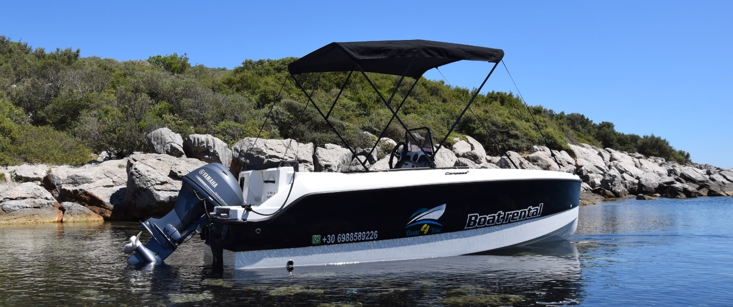 Compass 160e rental boat, no license needed